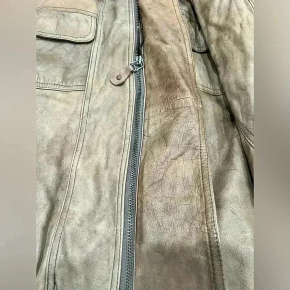 NZO New Zealand Outback brown Leather bomber jacket - Picture 11 of 11